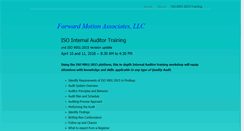 Desktop Screenshot of forwardmotionassociates.com