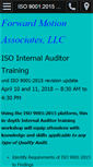 Mobile Screenshot of forwardmotionassociates.com